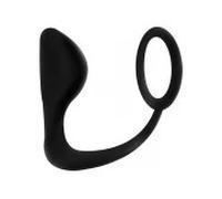 Addicted toys - plug anal con anillo pene negro