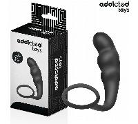 ADDICTED TOYS - PLUG ANAL CON ANILLO SILICONA MODELO 4