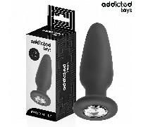 ADDICTED TOYS - PLUG ANAL CON JOYA SILICONA TALLA L 12,6 CM