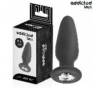 ADDICTED TOYS - PLUG ANAL CON JOYA SILICONA TALLA M 10,4 CM