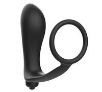 ADDICTED TOYS PLUG ANAL VIBRADOR CON ANILLO PENE