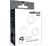Addicted Toys Set Anillos Pene Transparente