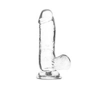 Addiction Dildo transparente con ventosa 15 cm - Addiction