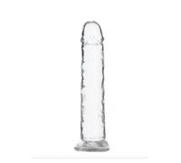 Addiction Dildo transparente con ventosa 18 cm - Addiction