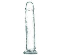 Addiction Crystal - Dildo con ventosa (transparente) - 20 cm