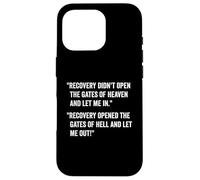 Addiction Recovery Sober AF Sobriety AA Alcoholics Anonymous Carcasa para iPhone 16 Pro