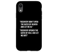 Addiction Recovery Sober AF Sobriety AA Alcoholics Anonymous Carcasa para iPhone XR