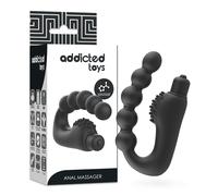 Addictive plug anal vibrador para la próstata, Ancho 70 mm, Longitud 164 mm, Profundidad 55 mm, Departamento Couple, Colores Negro