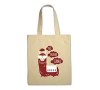 Addies - Bolsa de Tela 'No Drama Llama' - 100% algodón - Divertido Lama - Bolsa - Motiv11