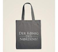Addies Der König Der Nordens - Bolsa de Tela - Juego de Tronos Cita - 100% algodón - Bolsa