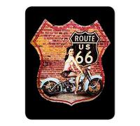 Addies Route 66 MP02 - Alfombrilla para ratón (24 x 19 cm)
