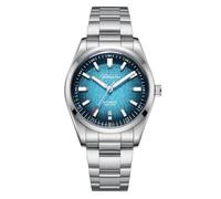 ADDIESDIVE Reloj automático de 39 mm para hombre, esfera degradada, 8215, reloj mecánico para hombres y mujeres, luminoso, 100 m, resistente al agua, elegante, relojes de vestir, Azul