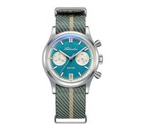 ADDIESDIVE Reloj Cronógrafo de Cuarzo de 38 MM Movimiento VK64 Cristal Mineral K1 Impermeable 100 M BGW9 Luminoso Acero Inoxidable Esfera Panda Relojes Deportivos para Hombres Correa de Nylon, Correa