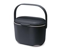 Addis 2,5 litros Cubo para Compost, Negro/Gris