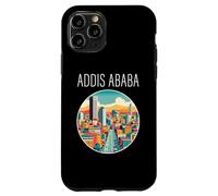 Addis Abeba Etiopía paisaje Art Deco Carcasa para iPhone 11 Pro