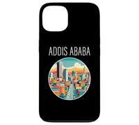 Addis Abeba Etiopía paisaje Art Deco Carcasa para iPhone 13