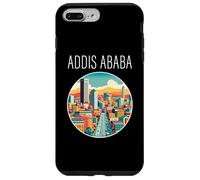 Addis Abeba Etiopía paisaje Art Deco Carcasa para iPhone 7 Plus/8 Plus