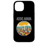 Addis Abeba paisaje Art Deco Carcasa para iPhone 14