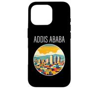 Addis Abeba paisaje Art Deco Carcasa para iPhone 16 Pro