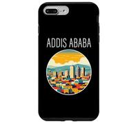 Addis Abeba paisaje Art Deco Carcasa para iPhone 7 Plus/8 Plus