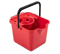 Addis Cubo y escurridor para fregona, Rojo, 27.5x35x24.5 cm