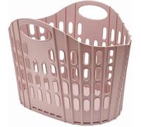 Addis Fold Flat Easy Store - Cesta para la ropa sucia, color rosa, 38 litros