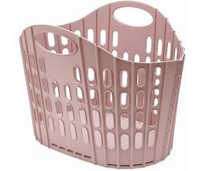 Addis Fold Flat Easy Store - Cesta para la ropa sucia, color rosa, 38 litros