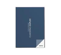ADDITIO - Cuaderno Dúplex para el profesorado | Evaluación continua | Seguimiento del alumnado | Registro de asistencia por meses | Tamaño A4 | Español | Azul