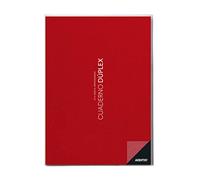 ADDITIO - Cuaderno Dúplex para el profesorado | Evaluación continua | Seguimiento del alumnado | Registro de asistencia por meses | Tamaño A4 | Español | Rojo