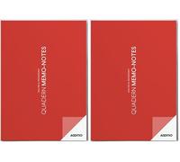 ADDITIO - Cuaderno Memo-Notas para el profesorado | Evaluación continua | Diario de clases | Tamaño A4 | Catalán | Rojo (Paquete de 2)