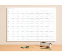 ADDITIO Planner de Pared Curso 2026-2027 | Calendario Anual de Septiembre a Agosto | Tamaño A1 | Planificador Mensual de Pared | Papel Munken 150 g | Organizador Visual de Curso | Castellano