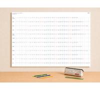 ADDITIO Planner de Pared Curso 2026-2027 | Calendario Anual de Septiembre a Agosto | Tamaño A1 | Planificador Mensual de Pared | Papel Munken 150 g | Organizador Visual de Curso | Catalán