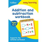 Collins – Cuaderno de Sumas y Restas 5-7 años – Ideal para aprendizaje en casa