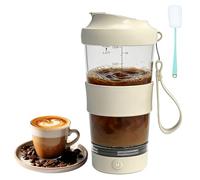 ADDLIVE Shaker Proteinas Electrico, Mezclador de Proteinas Electrico, Botella para Batidos de Proteinas, Shaker Proteinas 530ml con Cepillo para Bebidas, Batidos etc, Resistente al Agua IPX6