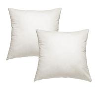 AddLiving 2 almohadas de plumas de 1100 g, cojines cama, aptas para alérgicos, 80 x 80 cm, lavable hasta 60 °C