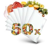 AddLiving 50 bolsas de envasado al vacío (10 x 15 cm) | bolsas de vacío para alimentos | Sous Vide bolsas para sellador al vacío | bolsas de sellado al vacío | resistentes al calor