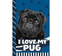 Address and Password Book Combo: Hardcover / Large Print / Discreet / Log Home - Email Addresses - Phone Numbers / Track Birthdays / Web Login Keeper / Great For Seniors / Black Pug - Dog Lover Cover