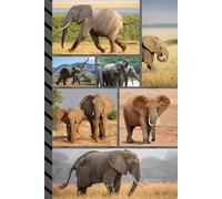 Address and Password Book Combo: Large Print | Discreet | Log Emails - Addresses - Phone Numbers - Birthdays - Web Login | Small Contact Keeper | Great Gift For Seniors | Elephant Lover Cover