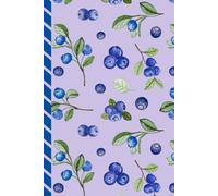 Address and Password Book Combo: Large Print | Discreet | Log Emails - Addresses - Phone Numbers - Birthdays - Web Login | Small Contact Keeper | Great Gift For Seniors | Purple Blueberry Pattern