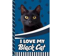 Address and Password Book Combo: Large Print / Discreet / Log Home - Email Addresses - Phone Numbers / Track Birthdays / Web Login Keeper / Great For Seniors / Black Cat Lover Cover