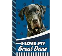 Address and Password Book Combo: Large Print / Discreet / Log Home - Email Addresses - Phone Numbers / Track Birthdays / Web Login Keeper / Great For Seniors / Black Great Dane Dog Lover Cover