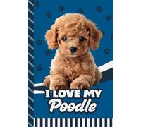 Address and Password Book Combo: Large Print / Discreet / Log Home - Email Addresses - Phone Numbers / Track Birthdays / Web Login Keeper / Great For Seniors / Brown Poodle - Dog Lover Cover