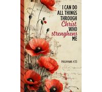 Address and Password Book Combo: Large Print | Discreet | With Email - Phone Number - Birthday Space | Gift For Seniors | I Can Do All Things - Christian Theme Cover