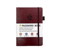 Address Book, Address and Password Keeper Book with Alphabetical Tabs, Hardcover Telephone Book Address Organizer Record with Pocket, Colore