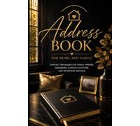 Address Book for Home and Family: Contact Organizer for Family, Friends, Neighbors, Schools, Doctors and Important Services
