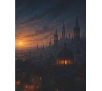 Address Book - Golden City Lights: A beautifully crafted keepsake for names, phone numbers, addresses, birthdays, and more