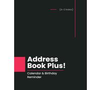 Address Book: Large Print Address Book with Alphabetical Tabs, More than 300 Entry Spaces, Alphabet Index, Organizer Notebook to Keep Track of Names, ... Notes - Cream Paper, Minimalist Cover Design