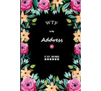 Address Book: Large print address notebook with a-z tabs 6" x 9", more than 300 entry spaces.