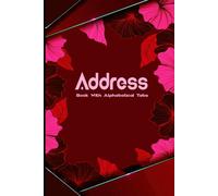 Address Book: Personal Phone & Contact Organizer with A-Z Alphabetical Tabs
