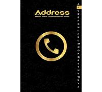 Address Book: Personal Phone & Contact Tracker with A-Z Alphabetical Tabs